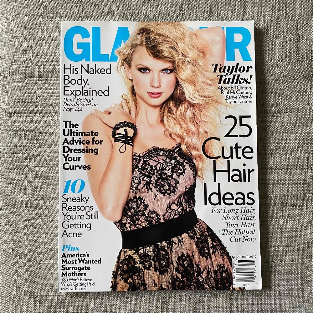Taylor Swift Glamour magazine November 2010